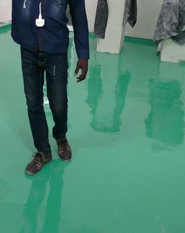 Industrial epoxy flooring