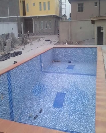 Quality waterproofed swimming pool installations