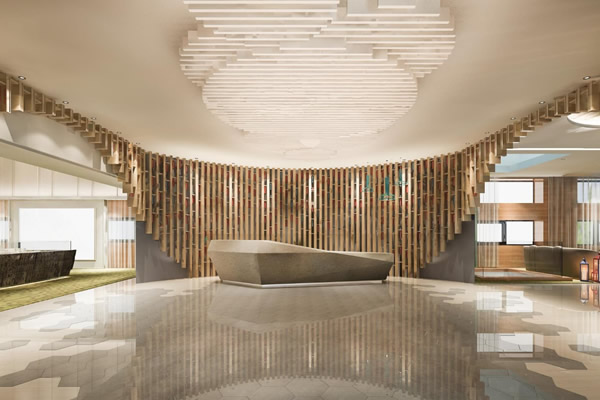 Luxury decorative concrete flooring in a modern Lagos living room with stamped finish